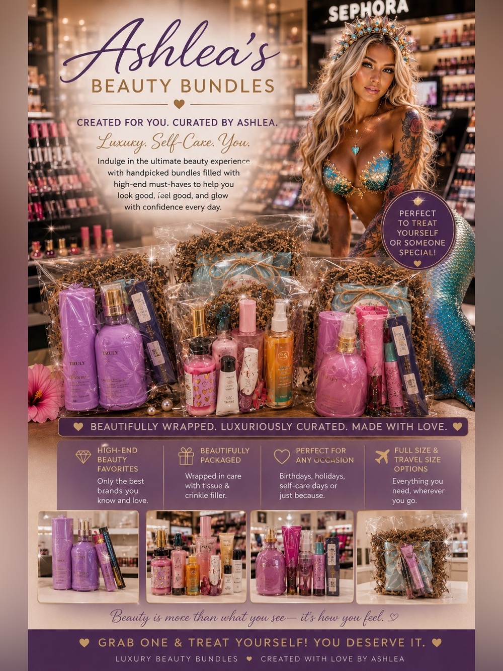 Mermaid's Cove Beauty Bag Bundle - Picture 2 of 2